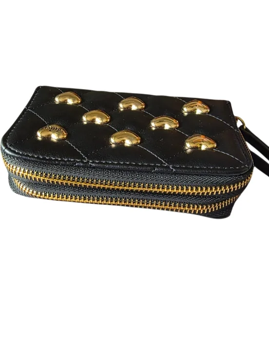 JUICY COUTURE Love Black Double Zip-Around Wallet - Picture 3 of 8